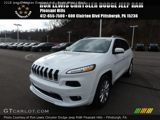 2018 Jeep Cherokee Overland 4x4 in Bright White