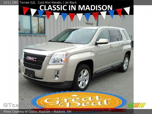 2011 GMC Terrain SLE in Gold Mist Metallic