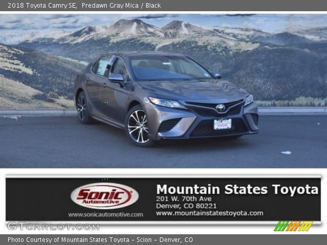 2018 Toyota Camry SE in Predawn Gray Mica