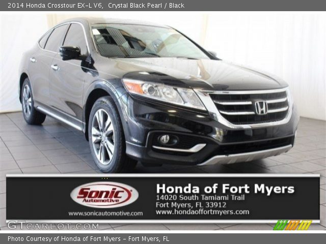 2014 Honda Crosstour EX-L V6 in Crystal Black Pearl