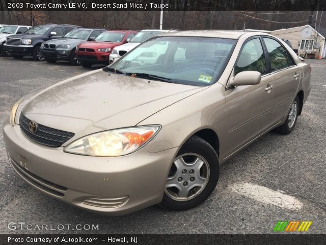 2003 Toyota Camry LE V6 in Desert Sand Mica