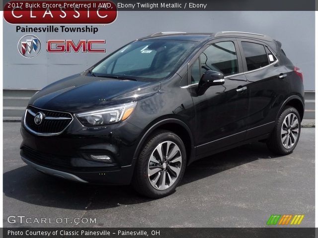 2017 Buick Encore Preferred II AWD in Ebony Twilight Metallic