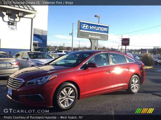 2016 Hyundai Sonata SE in Venetian Red