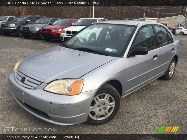 2001 Honda Civic LX Sedan in Satin Silver Metallic