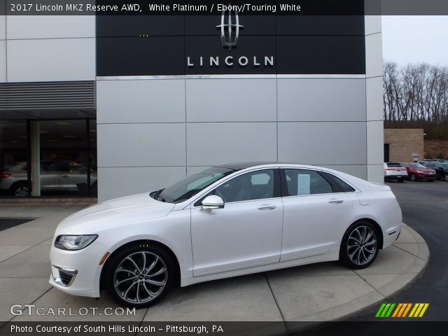 2017 Lincoln MKZ Reserve AWD in White Platinum
