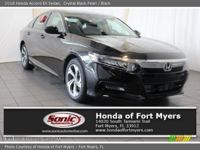 2018 Honda Accord EX Sedan in Crystal Black Pearl