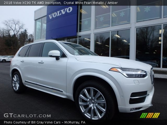 2018 Volvo XC90 T6 AWD Inscription in Crystal White Pearl Metallic
