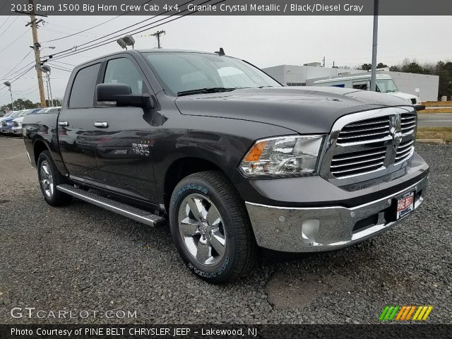 2018 Ram 1500 Big Horn Crew Cab 4x4 in Granite Crystal Metallic