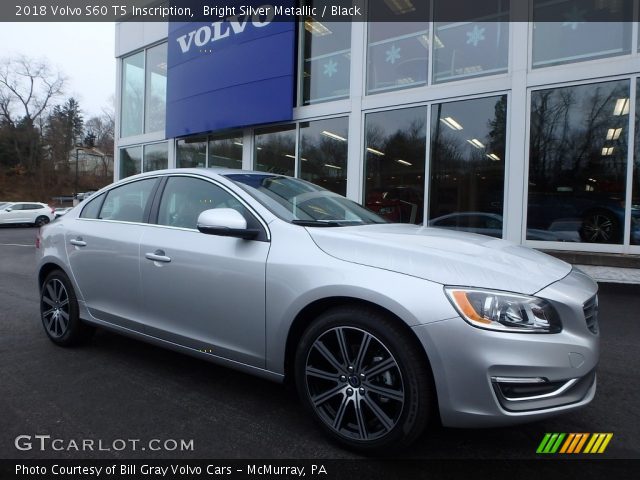 2018 Volvo S60 T5 Inscription in Bright Silver Metallic