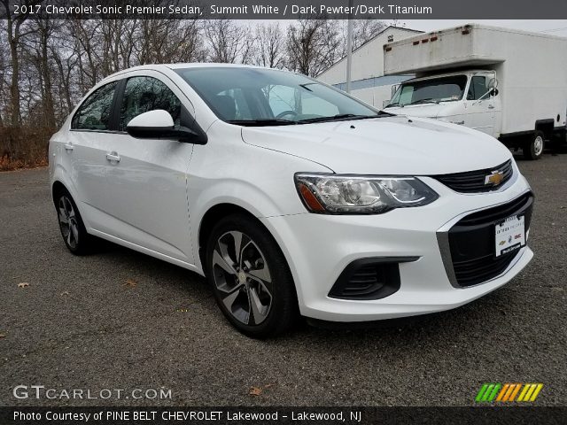 2017 Chevrolet Sonic Premier Sedan in Summit White