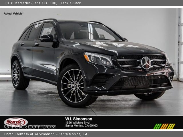 2018 Mercedes-Benz GLC 300 in Black
