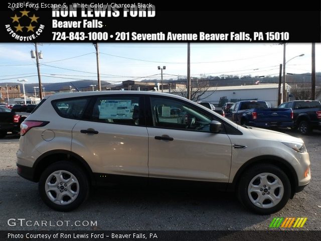 2018 Ford Escape S in White Gold