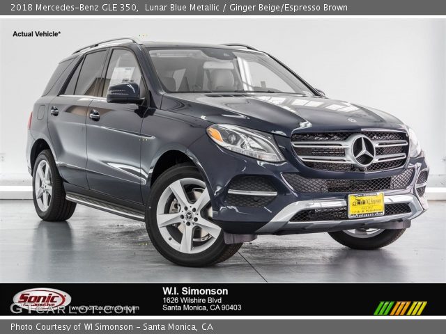 2018 Mercedes-Benz GLE 350 in Lunar Blue Metallic