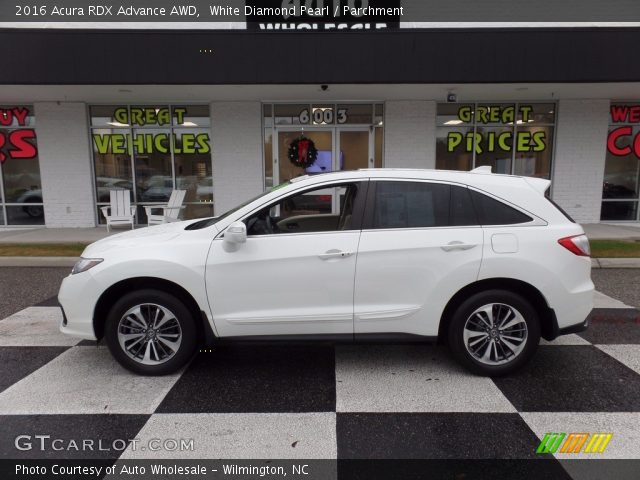 2016 Acura RDX Advance AWD in White Diamond Pearl