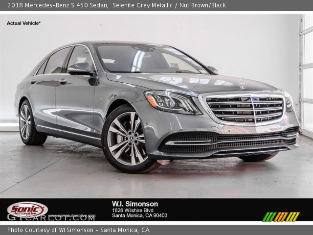 2018 Mercedes-Benz S 450 Sedan in Selenite Grey Metallic