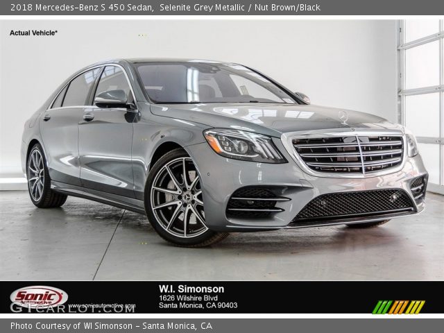 2018 Mercedes-Benz S 450 Sedan in Selenite Grey Metallic