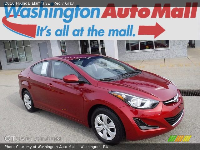 2016 Hyundai Elantra SE in Red