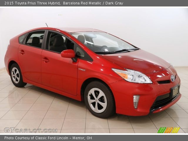 2015 Toyota Prius Three Hybrid in Barcelona Red Metallic