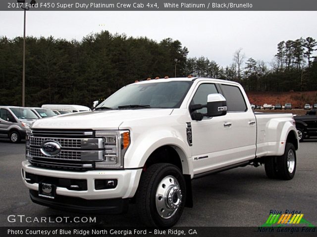 2017 Ford F450 Super Duty Platinum Crew Cab 4x4 in White Platinum