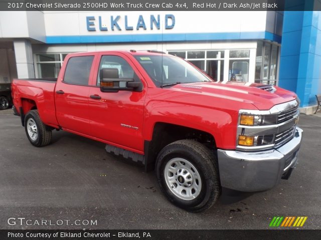 2017 Chevrolet Silverado 2500HD Work Truck Crew Cab 4x4 in Red Hot
