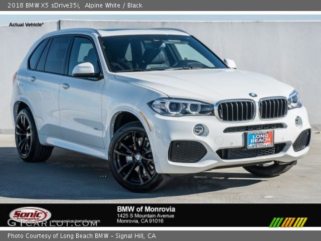 2018 BMW X5 sDrive35i in Alpine White
