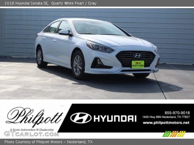 2018 Hyundai Sonata SE in Quartz White Pearl