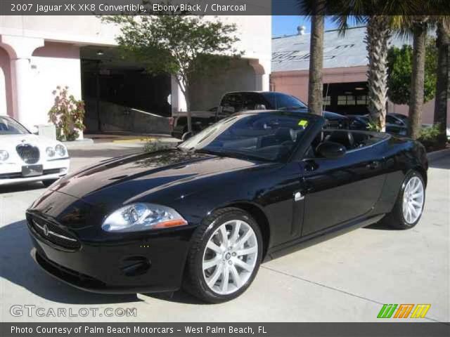 2007 Jaguar XK XK8 Convertible in Ebony Black