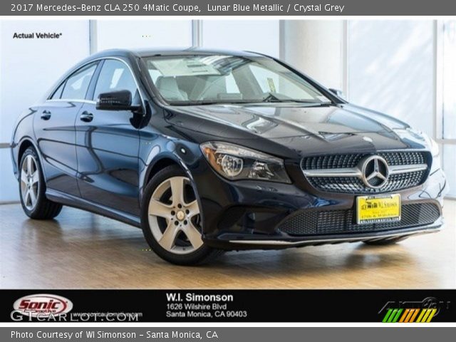 2017 Mercedes-Benz CLA 250 4Matic Coupe in Lunar Blue Metallic