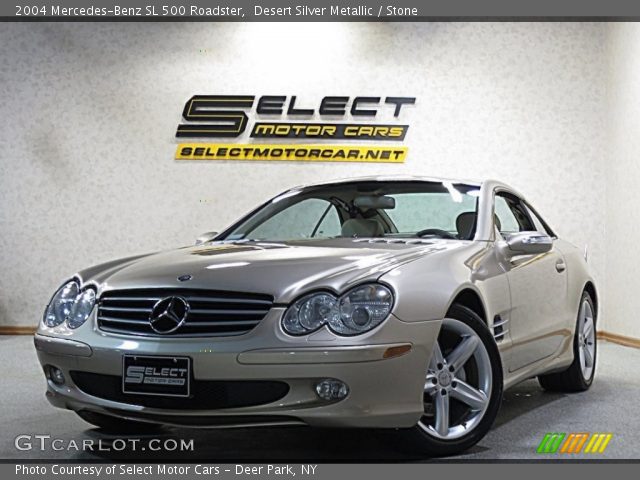 2004 Mercedes-Benz SL 500 Roadster in Desert Silver Metallic