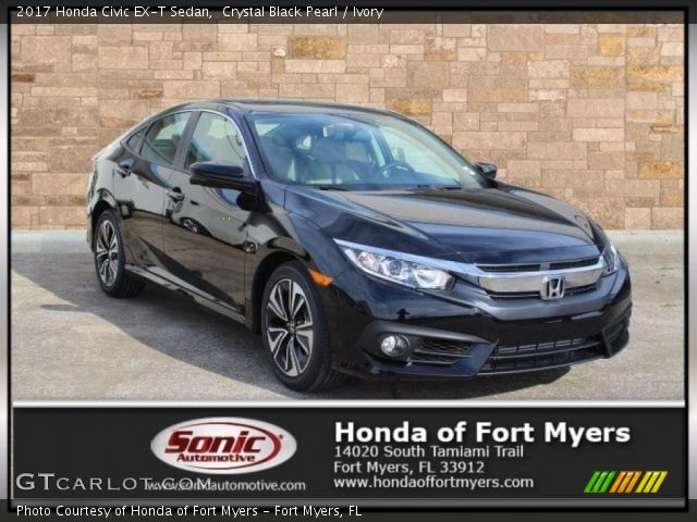2017 Honda Civic EX-T Sedan in Crystal Black Pearl