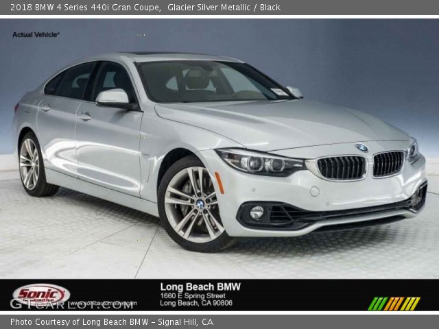2018 BMW 4 Series 440i Gran Coupe in Glacier Silver Metallic