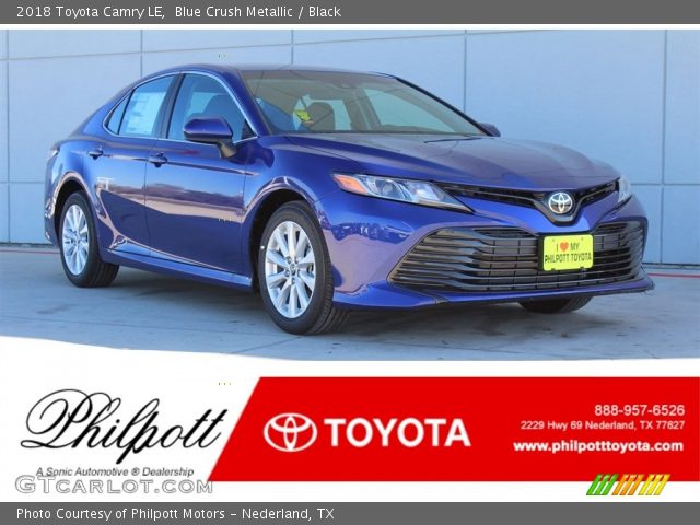 2018 Toyota Camry LE in Blue Crush Metallic