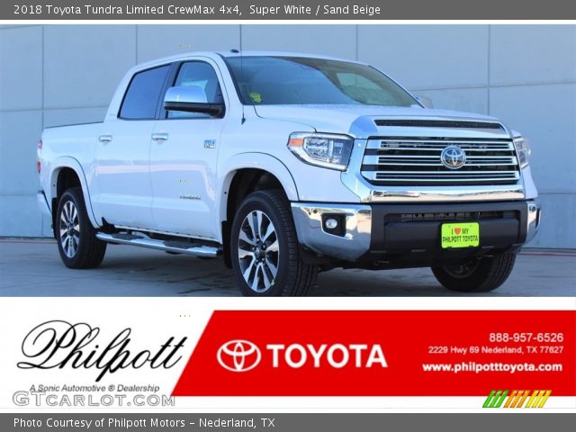 2018 Toyota Tundra Limited CrewMax 4x4 in Super White