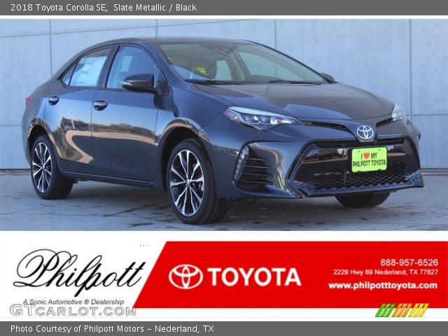 2018 Toyota Corolla SE in Slate Metallic