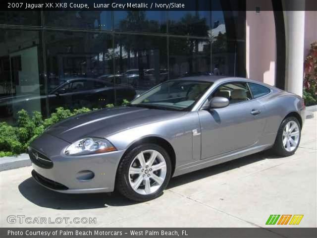 2007 Jaguar XK XK8 Coupe in Lunar Grey Metallic