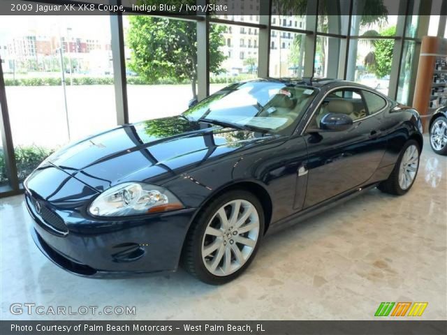 2009 Jaguar XK XK8 Coupe in Indigo Blue