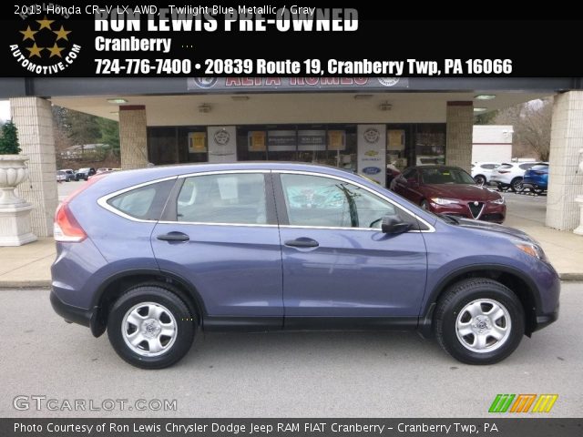 2013 Honda CR-V LX AWD in Twilight Blue Metallic