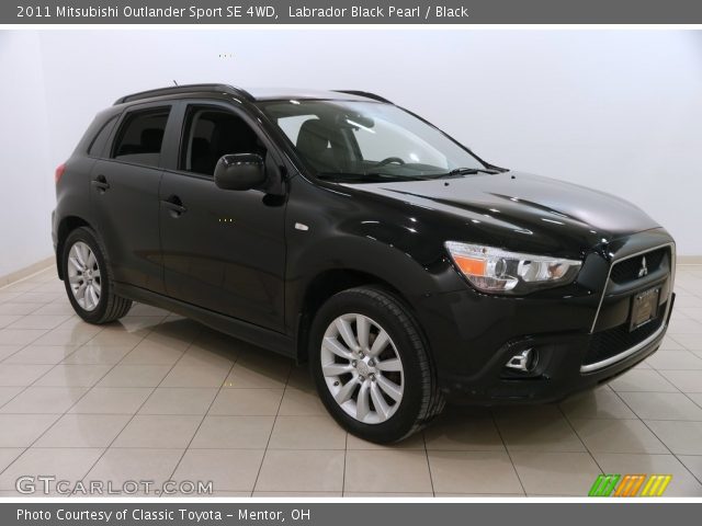 2011 Mitsubishi Outlander Sport SE 4WD in Labrador Black Pearl