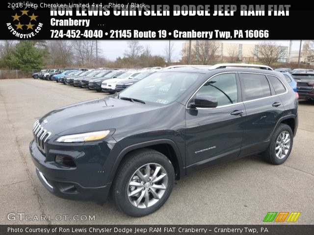 2018 Jeep Cherokee Limited 4x4 in Rhino