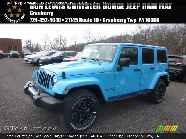 2018 Jeep Wrangler Unlimited Sahara 4x4 in Chief Blue