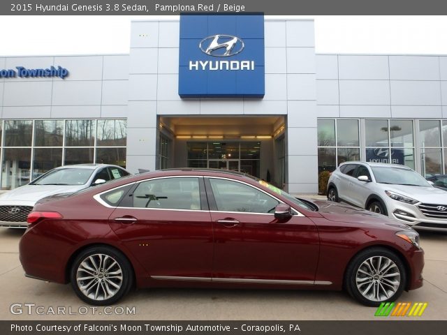 2015 Hyundai Genesis 3.8 Sedan in Pamplona Red