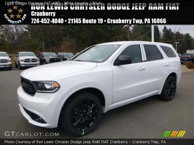 2018 Dodge Durango SXT AWD in White Knuckle