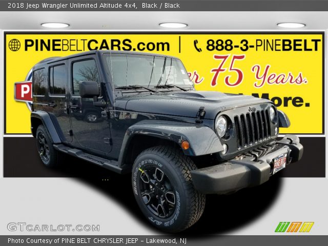 2018 Jeep Wrangler Unlimited Altitude 4x4 in Black