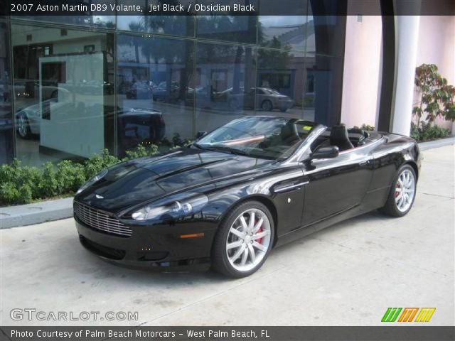 2007 Aston Martin DB9 Volante in Jet Black