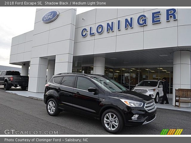 2018 Ford Escape SE in Shadow Black