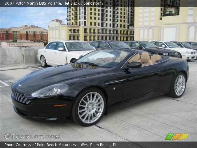 2007 Aston Martin DB9 Volante in Jet Black