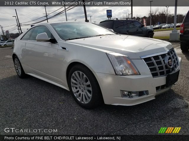 2012 Cadillac CTS Coupe in White Diamond Tricoat