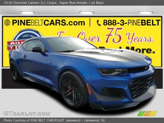 2018 Chevrolet Camaro ZL1 Coupe in Hyper Blue Metallic