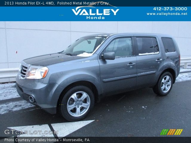 2013 Honda Pilot EX-L 4WD in Polished Metal Metallic