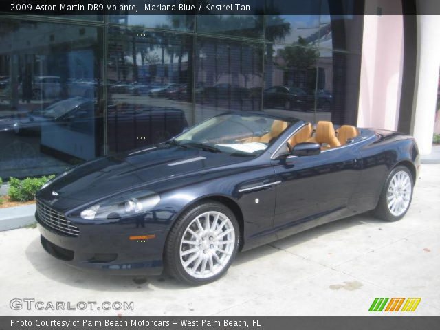 2009 Aston Martin DB9 Volante in Mariana Blue